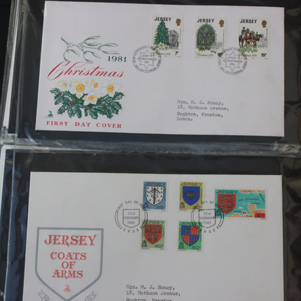Bumper Jersey First Day Cover Album – 70 Covers (1973–1984)
