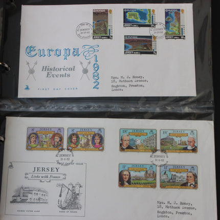 Bumper Jersey First Day Cover Album – 70 Covers (1973–1984)