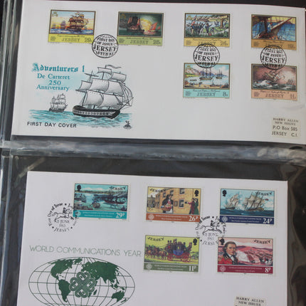 Bumper Jersey First Day Cover Album – 70 Covers (1973–1984)