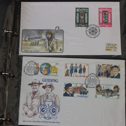 Isle of Man First Day Cover Album – 80 Covers (1973–1980) – Historical & TT Race Issues