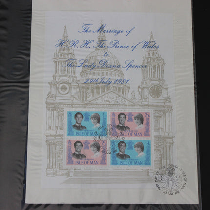 Isle of Man First Day Cover Album – 80 Covers (1973–1980) – Historical & TT Race Issues