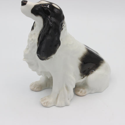 Vintage Lomonosov Cocker Spaniel Porcelain Figurine