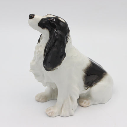 Vintage Lomonosov Cocker Spaniel Porcelain Figurine