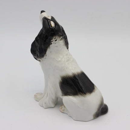 Vintage Lomonosov Cocker Spaniel Porcelain Figurine