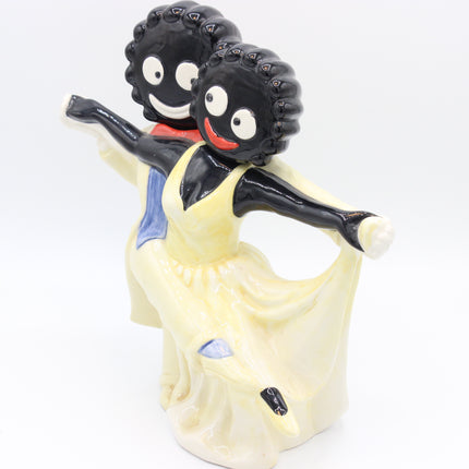Vintage Carlton Ware Golly Dancing Couple Figurine (24cm)