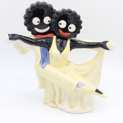 Vintage Carlton Ware Golly Dancing Couple Figurine (24cm)