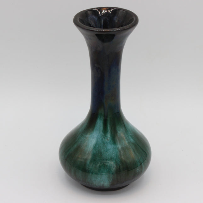 Blue Mountain Pottery Rose Bud Vase – Vintage Drip‑Glaze – Canada