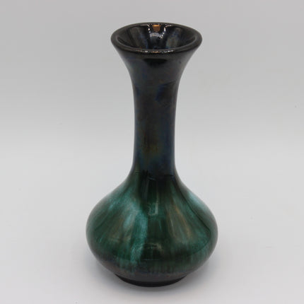 Blue Mountain Pottery Rose Bud Vase – Vintage Drip‑Glaze – Canada