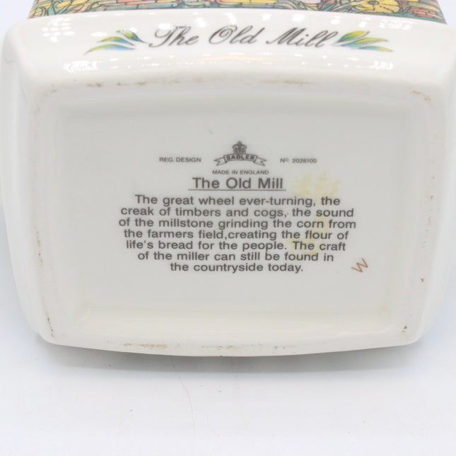 Sadler The Old Mill House Shaped 2 Cup Ceramic Teapot