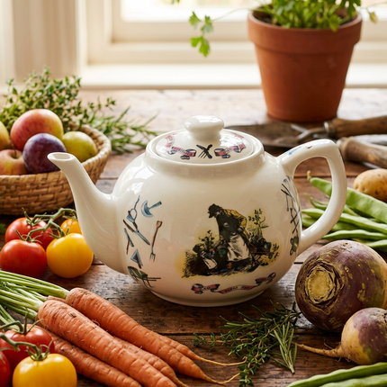 Paul Cardew God Bless the Gardener Teapot, 23cm