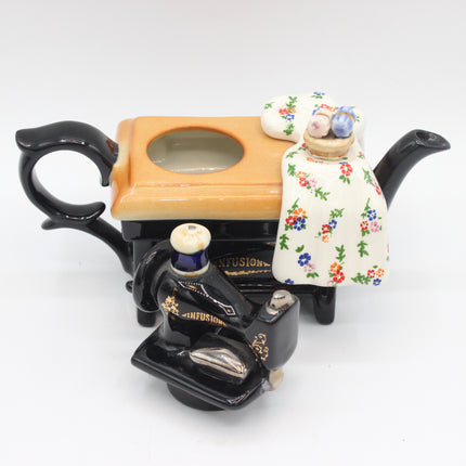 Vintage Cardew Design Mini Infusion Sewing Machine Teapot, 14cm
