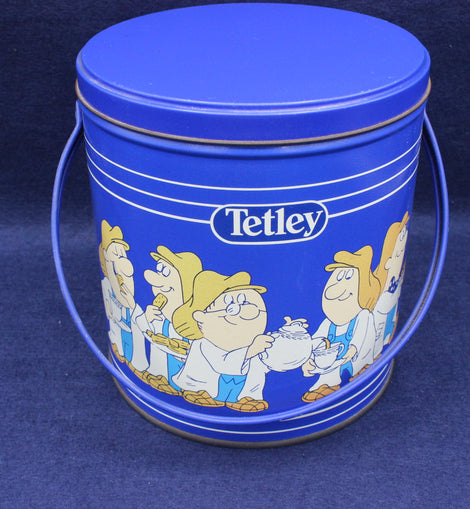 Vintage Tetley Tea Collectors Biscuit Tin