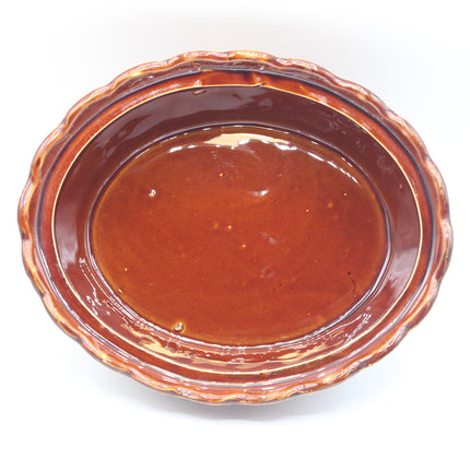 Vintage 1960s Brown Hen on Nest Egg Holder – 23cm