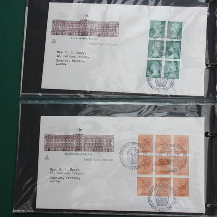 80 British First Day Covers – Early–Mid 1980s in New Thames Album