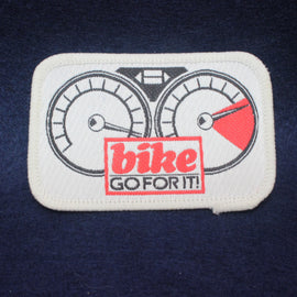Vintage Sew on Badge Bike Go For IT