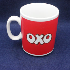 Vintage Red and White OXO Collectable Mug