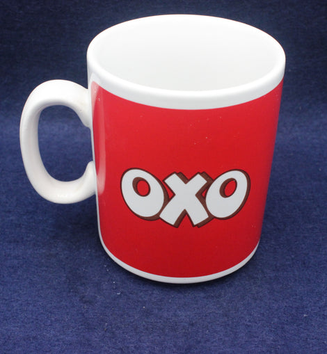 Vintage Red and White OXO Collectable Mug