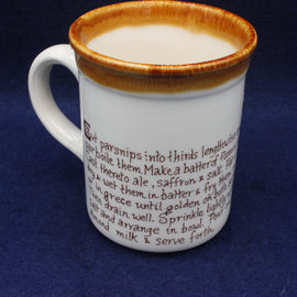 Vintage Biltons Pottery Parsnip Fritters Collectors Mug