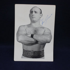 Alan Dennison Bradford Wrestler autographed photo print.