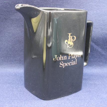 JPS logo on a black jug