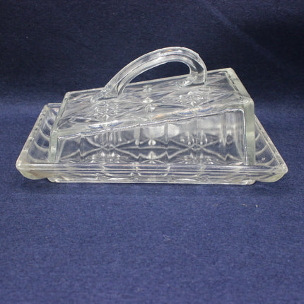 Clear Glass Butter Dish