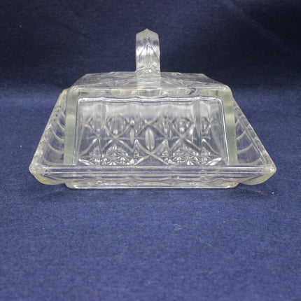 Vintage Glass Butter Dish