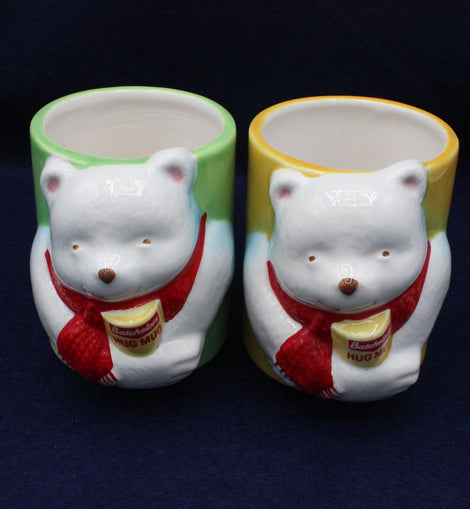 Vintage Pair of Batchelors Hug Mugs