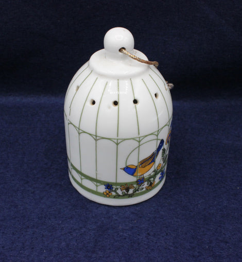 Vintage Ceramic Bird Cage Scent Hanger