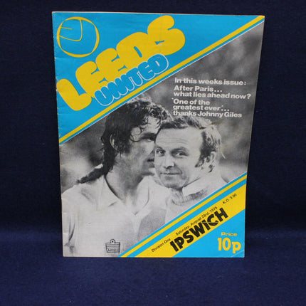 Vintage magazine cover with two men on a blue background