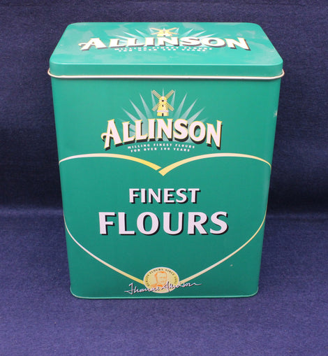 Vintage Green Allinson Flour Collectors Tin