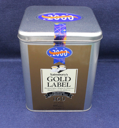 Sainsbury's Gold Label Tea Millennium Collectors Tin