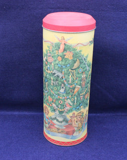 Vintage Foxes Cookies Collectors Tin