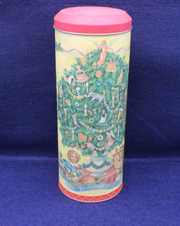 Vintage Foxes Cookies Collectors Tin