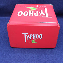 Typhoo Tea Logo on a red tin
