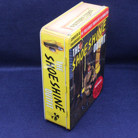 Side view of Boots Shoe Shine Kit Tin