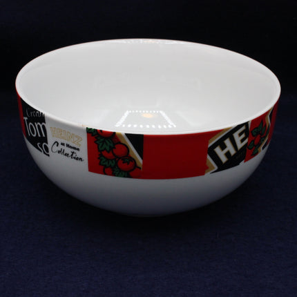 White Soup Bowl with Heinz branding