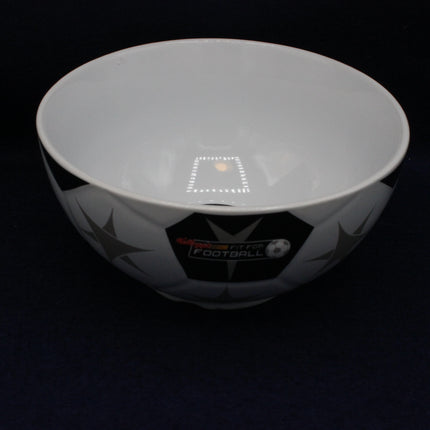 Cereal Bowl with football shape to outer