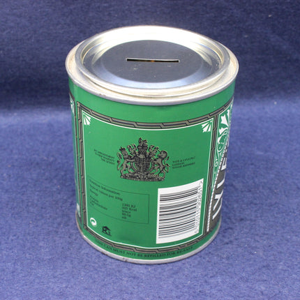 Coat of arms motif on Lyle's Golden Syrup tin