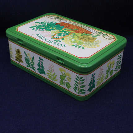 Floral tin by Yves Rocher