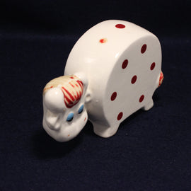 Front view of a cows head money box