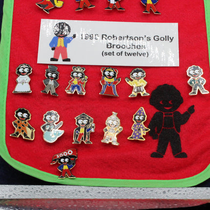 1999 Robertson's Golly Brooch set