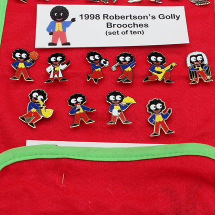 1998 Robertson's Golly badge set