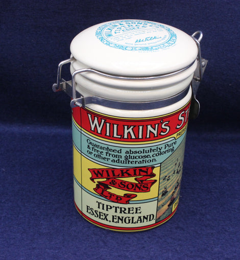 Vintage Wilkins Strawberry Preserve Jar