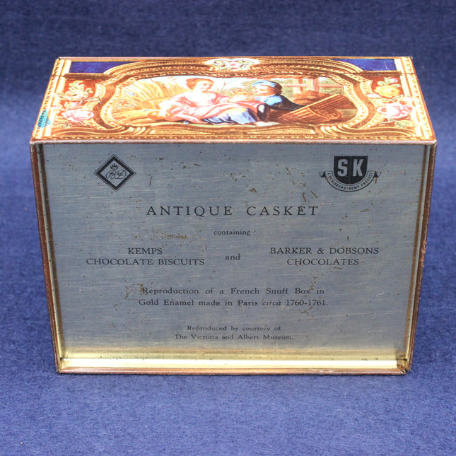 Antique Casket Tin