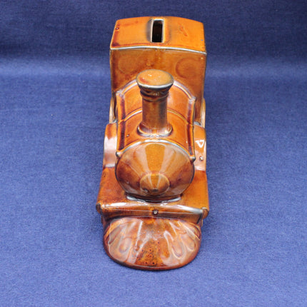 Train St Louis Moneybox on a blue background