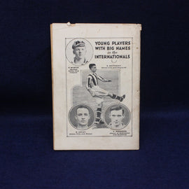 Booklet with portraits of young players with big names on the Internationals against a dark background