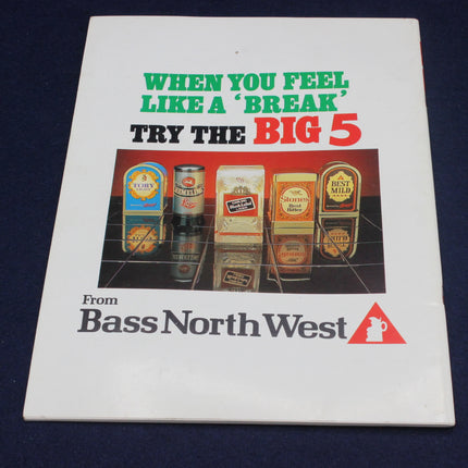 Vintage advertisement for Bass North West beer with product images and text on a white background.