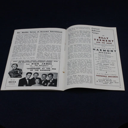 Open July 1950 The New Beat Magazine with text and images on a dark background