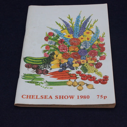 Original 130‑page Chelsea Show 1980 programme. A colourful vintage RHS booklet packed with horticultural history and period advertising