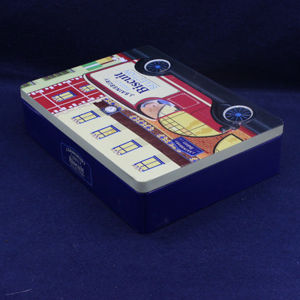 Colorful cassette tape with a graphic design on a dark blue background